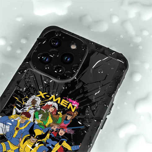 Marvel X-Men Group iPhone 15 Pro Waterproof Case