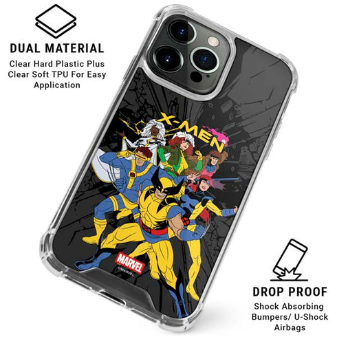 Marvel X-Men Group iPhone 16 Pro Max Clear Case