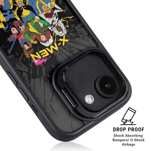 Marvel X-Men Group iPhone 16e Kickstand Case