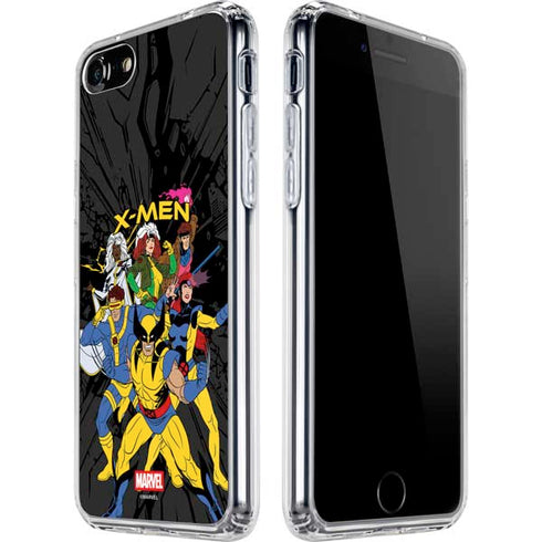 Marvel X-Men Group iPhone SE (2nd & 3rd Gen) Clear Case