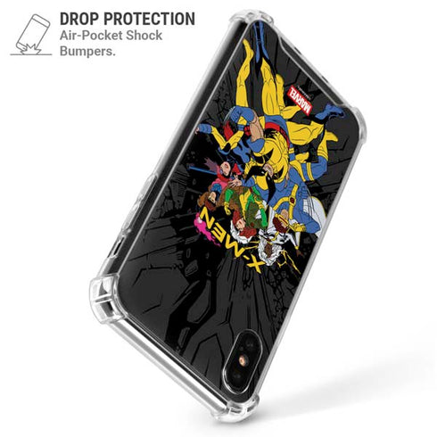 Marvel X-Men Group iPhone X/XS Clear Case