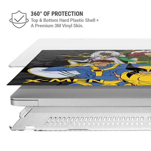 Marvel X-Men Group MacBook Pro 13in (2020) Case plus Skin