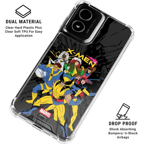 Marvel X-Men Group Moto G Power 5G (2024) Clear Case
