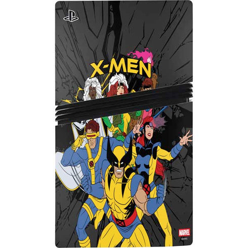 Marvel X-Men Group PS5 Pro Console Skin