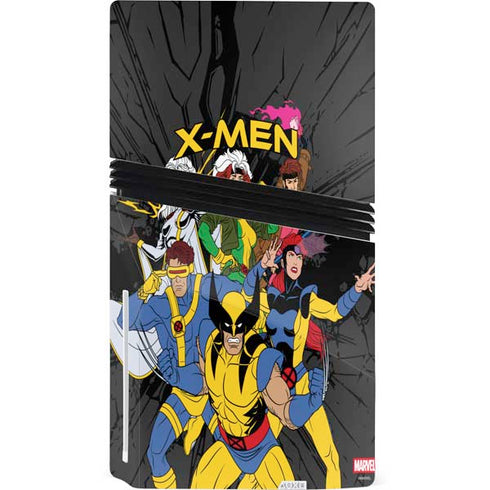 Marvel X-Men Group PS5 Pro Disk Console Skin