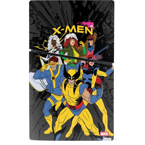 Marvel X-Men Group PS5 Slim Digital Edition Console Skin