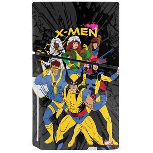 Marvel X-Men Group PS5 Slim Disk Bundle Skin