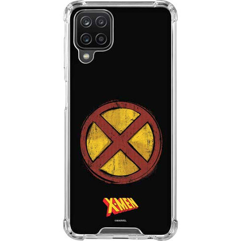 Marvel X-Men Logo Galaxy A12 Clear Case