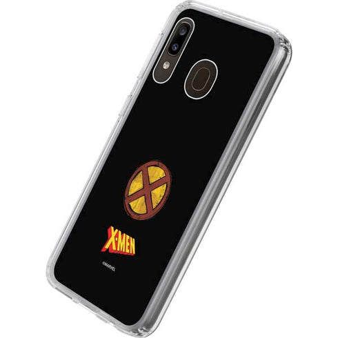 Marvel X-Men Logo Galaxy A20 Clear Case