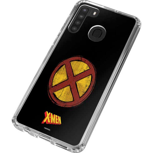 Marvel X-Men Logo Galaxy A21 Clear Case