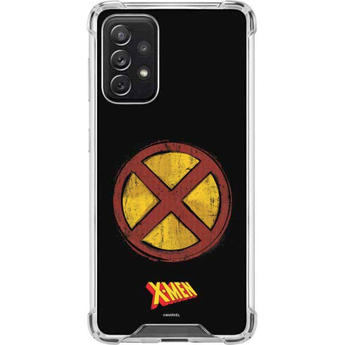 Marvel X-Men Logo Galaxy A72 5G Clear Case