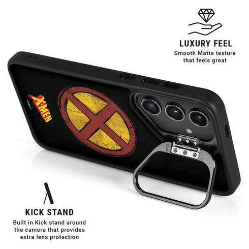 Marvel X-Men Logo Galaxy S24 Plus Kickstand Case