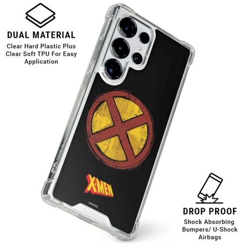 Marvel X-Men Logo Galaxy S26 Ultra Clear Case
