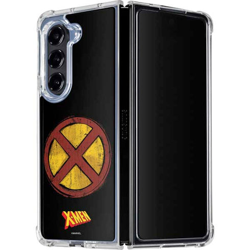 Marvel X-Men Logo Galaxy Z Fold5 5G Clear Case