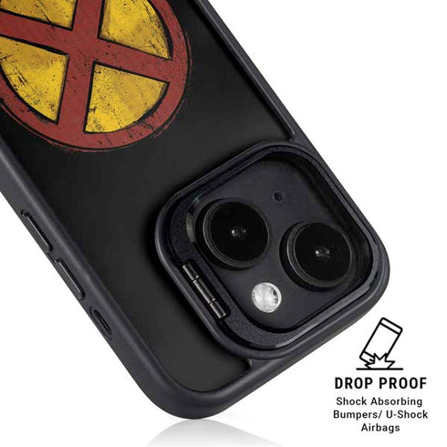 Marvel X-Men Logo iPhone 14 Kickstand Case