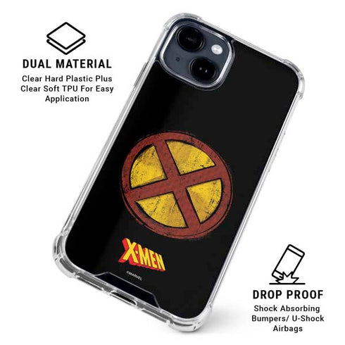 Marvel X-Men Logo iPhone 14 Plus Clear Case