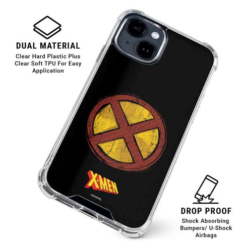 Marvel X-Men Logo iPhone 15 Clear Case