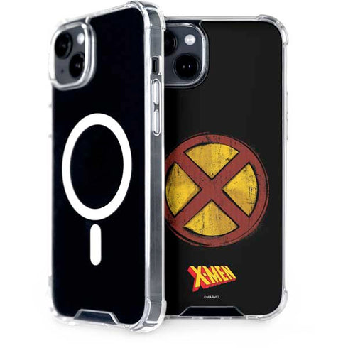 Marvel X-Men Logo iPhone 15 Plus MagSafe Case
