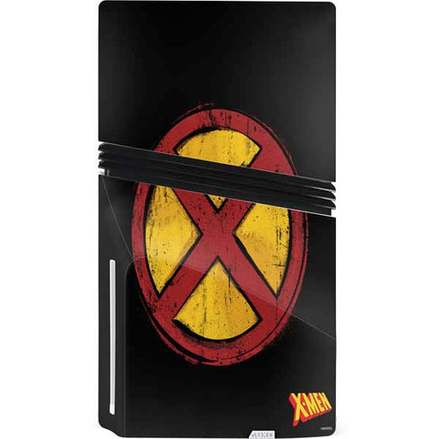 Marvel X-Men Logo PS5 Pro Disk Bundle Skin