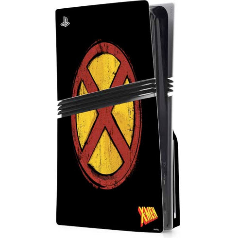 Marvel X-Men Logo PS5 Pro Disk Console Skin