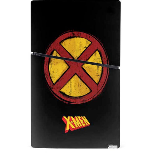Marvel X-Men Logo PS5 Slim Digital Edition Console Skin