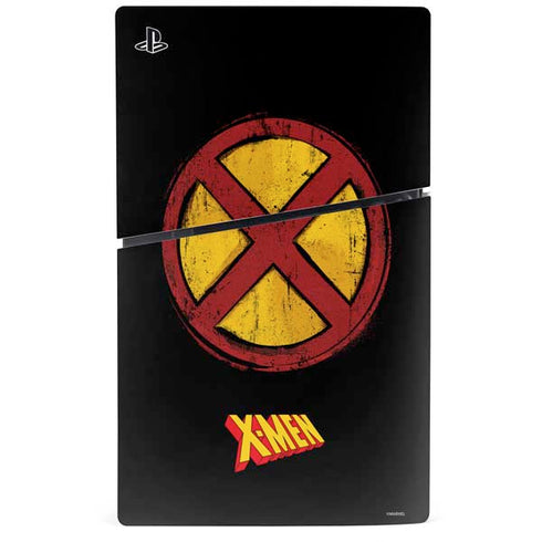 Marvel X-Men Logo PS5 Slim Disk Console Skin