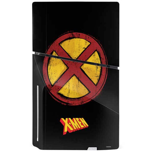 Marvel X-Men Logo PS5 Slim Disk Console Skin