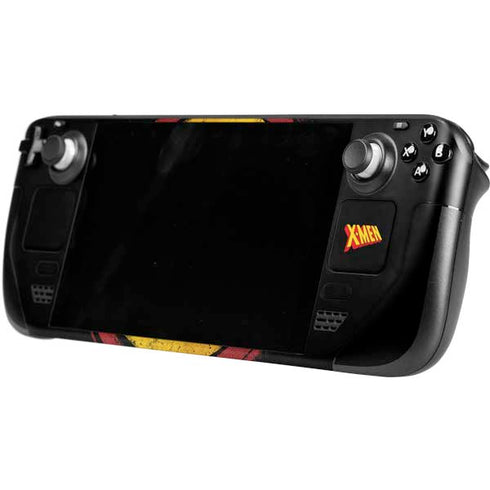 Marvel X-Men Logo Steam Deck Handheld Gaming Computer OLED Skin
