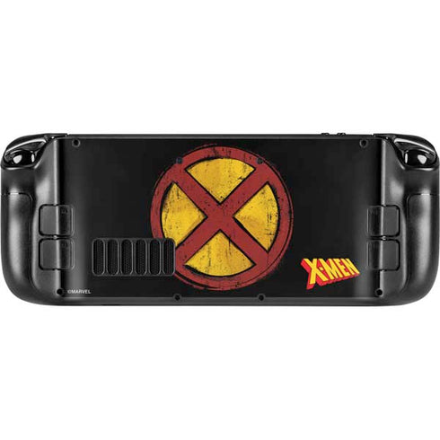 Marvel X-Men Logo Steam Deck Handheld Gaming Computer Skin
