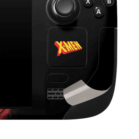 Marvel X-Men Logo Steam Deck Handheld Gaming Computer Skin