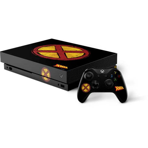 Marvel X-Men Logo Xbox One X Bundle Skin