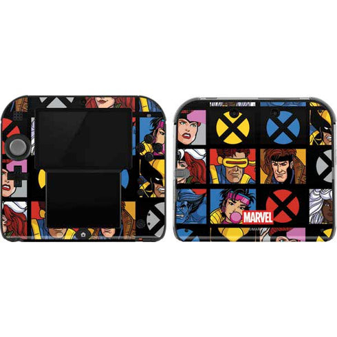 Marvel X-Men Pattern Nintendo 2DS Skin