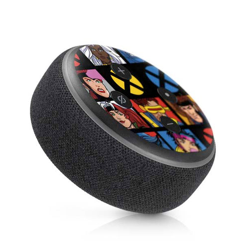 Marvel X-Men Pattern Amazon Echo Dot Skin