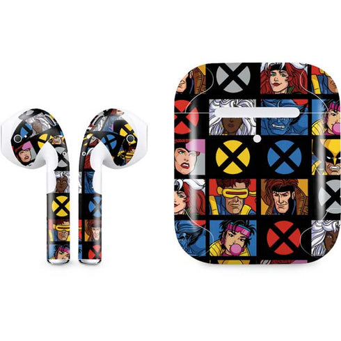 Marvel X-Men Pattern Apple AirPods 2 Skin