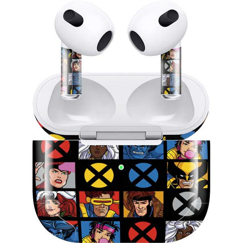 Marvel X-Men Pattern Apple AirPods (3rd Gen 2021) Skin