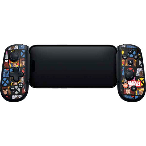 Marvel X-Men Pattern Backbone One for iPhone Game Controller Skin