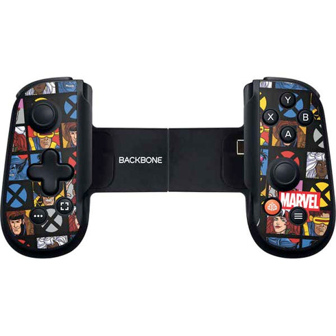 Marvel X-Men Pattern Backbone One for iPhone Game Controller Skin