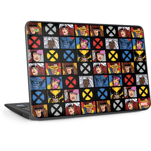 Marvel X-Men Pattern HP Chromebook Skin