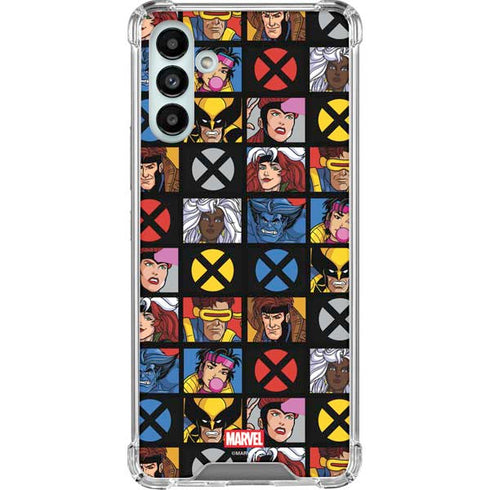 Marvel X-Men Pattern Galaxy A13 5G Clear Case