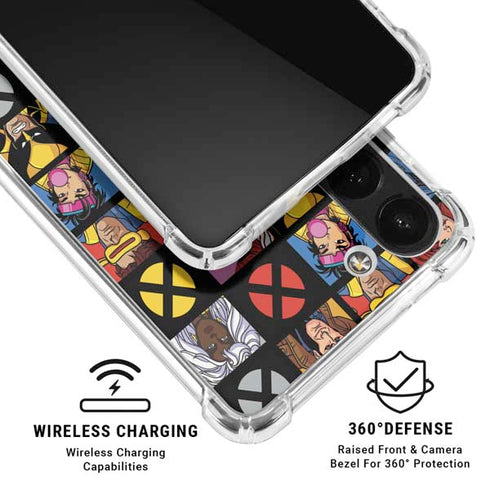 Marvel X-Men Pattern Galaxy A13 5G Clear Case
