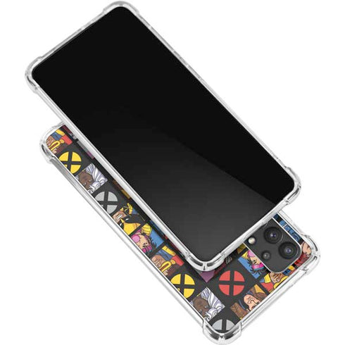 Marvel X-Men Pattern Galaxy A32 5G Clear Case
