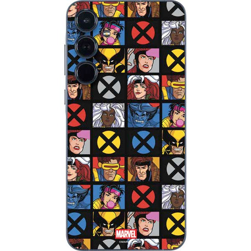 Marvel X-Men Pattern Galaxy A35 5G Skin
