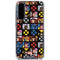 Marvel X-Men Pattern Galaxy A36 5G Clear Case