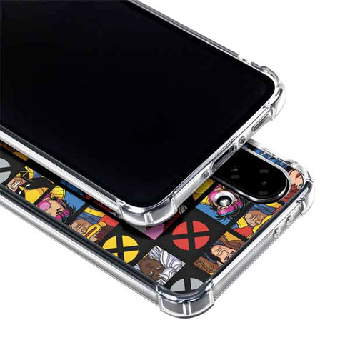 Marvel X-Men Pattern Galaxy A36 5G Clear Case