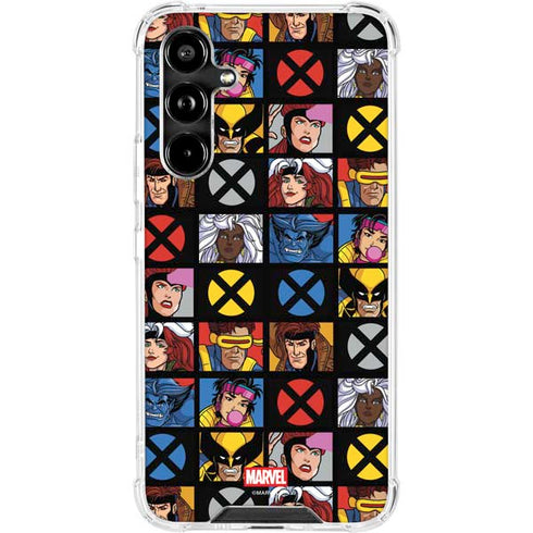 Marvel X-Men Pattern Galaxy A54 5G Clear Case