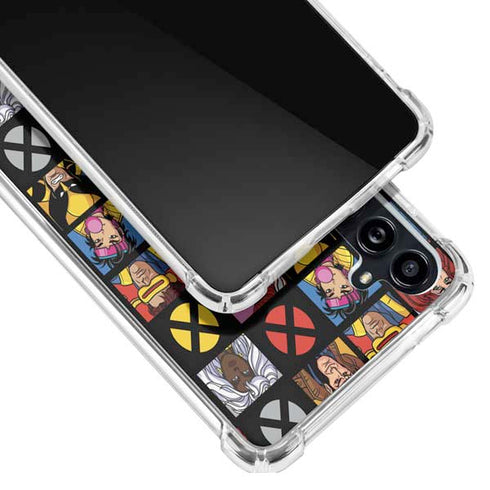 Marvel X-Men Pattern Galaxy A54 5G Clear Case