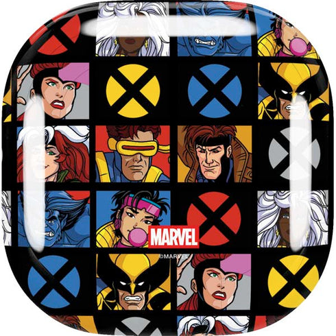 Marvel X-Men Pattern Galaxy Buds Live Skin