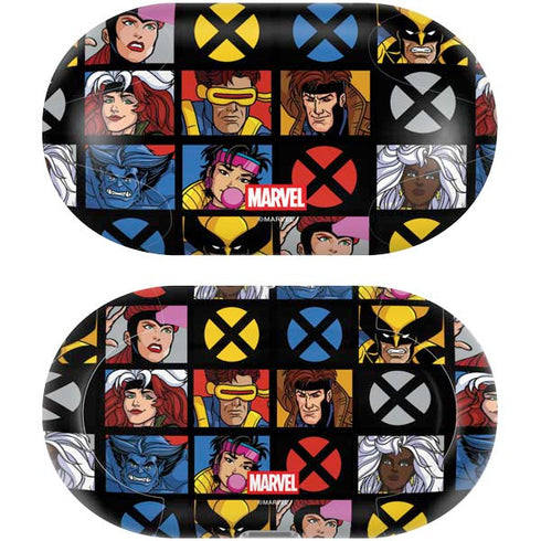 Marvel X-Men Pattern Galaxy Buds Plus Skin