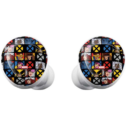 Marvel X-Men Pattern Galaxy Buds Plus Skin