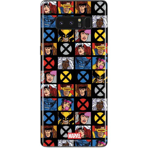 Marvel X-Men Pattern Galaxy Note 8 Skin